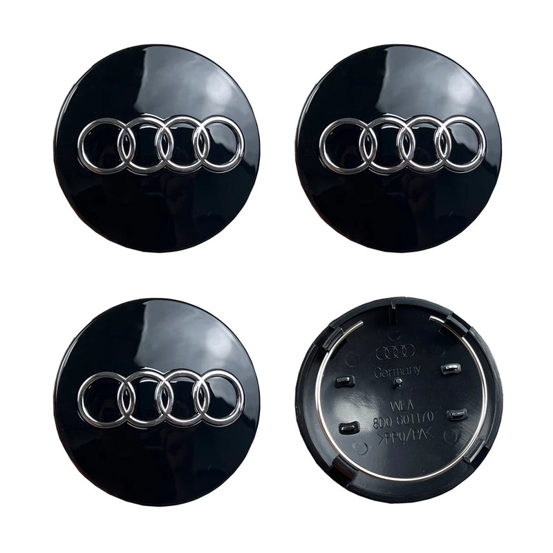Cache-Moyeux Audi A3 A4 A6 60mm 61mm 68mm 69mm