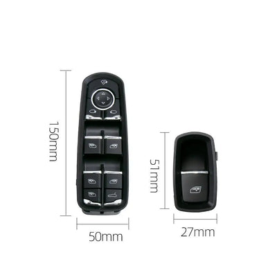 Bouton Lève-Vitre Avant Gauche Porsche Cayenne Macan Panamera 2011-2017