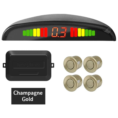 Radar de Recul Hippcron 4 Capteurs Bandeau LED Numérique