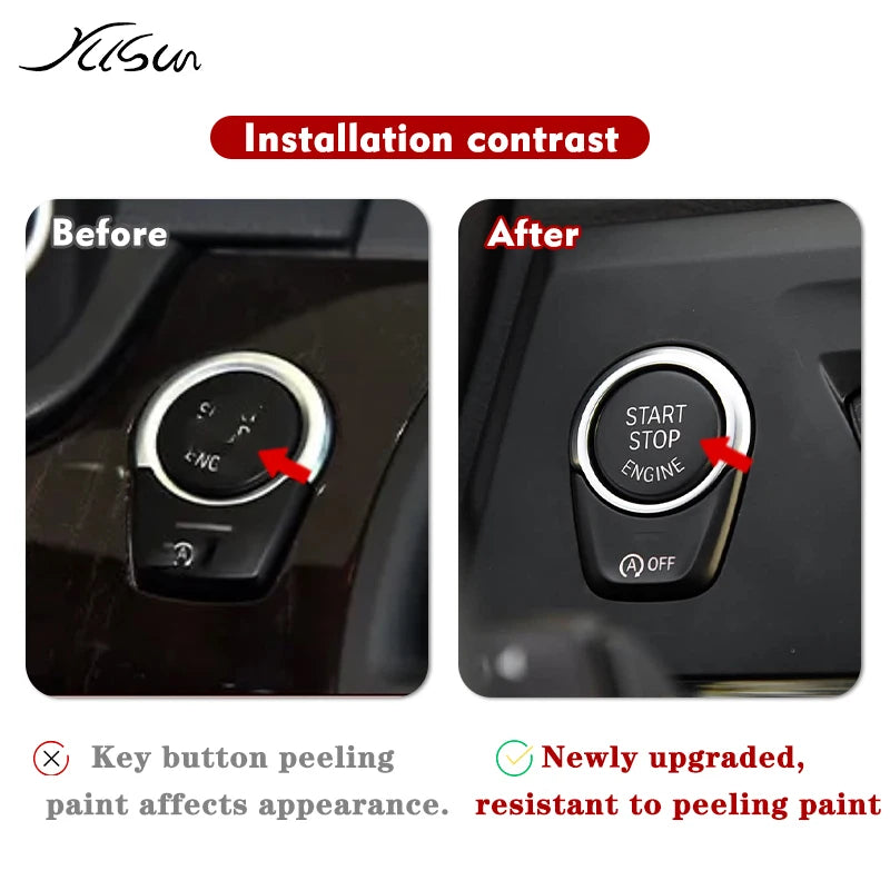 Bouton de Démarrage Sans Clé BMW X3 G01 G30 G11 — vue d'ensemble