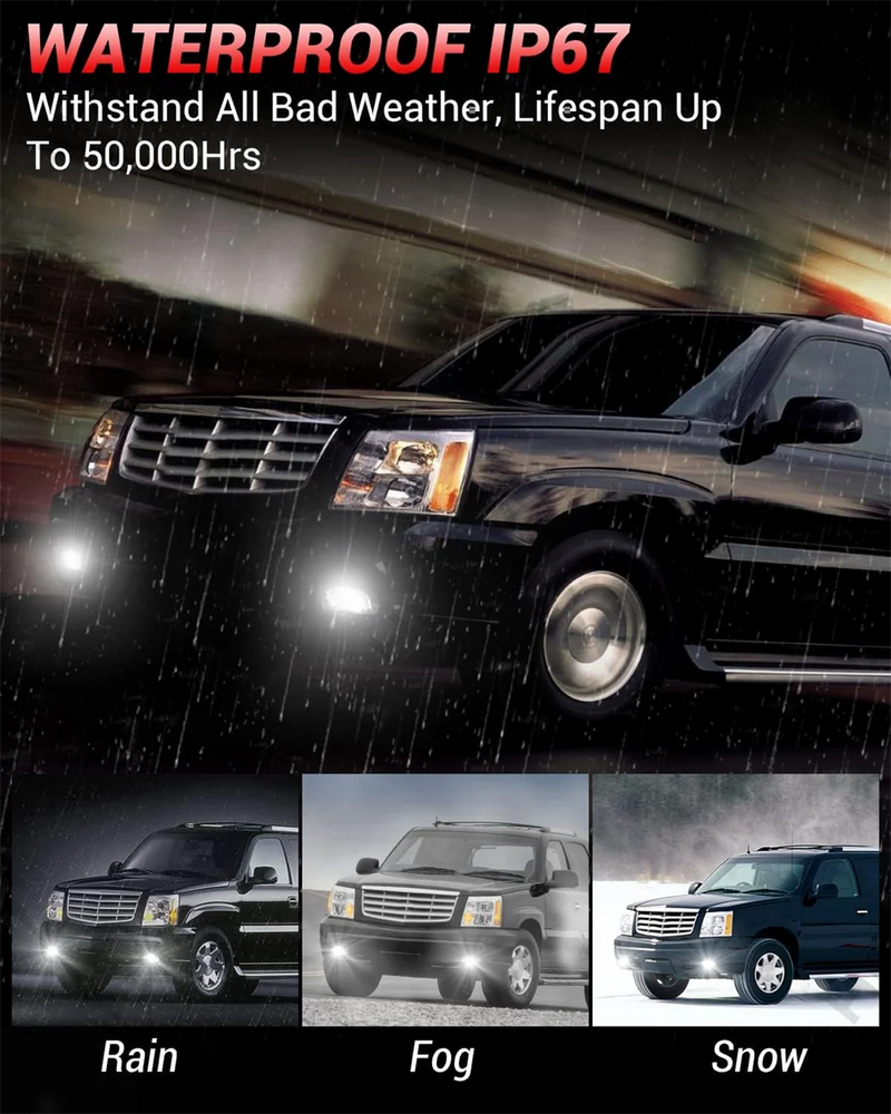 Antibrouillards LED Cadillac Escalade ESV EXT 2002-2006