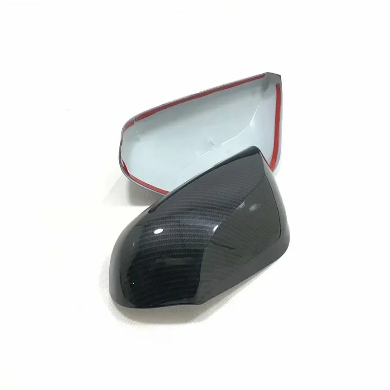 Coque de Rétroviseur Toyota C-HR 2016-2023 Aspect Carbone ou Chromée, Coques de Recouvrement ABS, Deux Formes de Boîtier