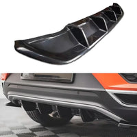 Diffuseur Arrière 3 Pièces Style Maxton Volkswagen T-Roc Mk1 2017-2022 TSI TDI Noir Brillant
