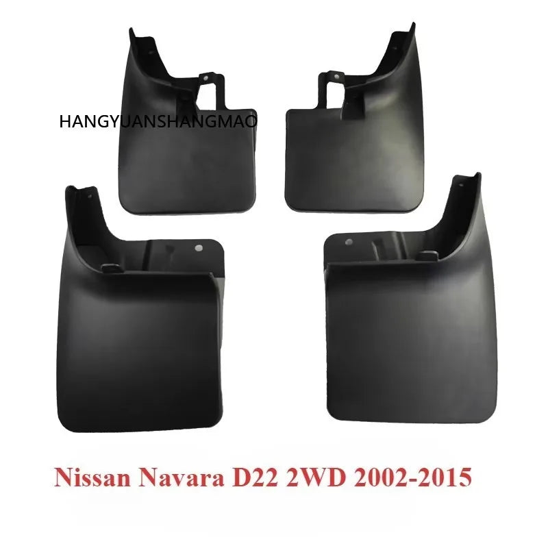 Garde-Boue Nissan Navara D22 NP300 2002-2015 Bavettes 4 Pièces