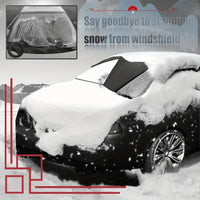 Housse de Protection Lunette Arrière Voiture Anti-Neige 140 x 80 cm