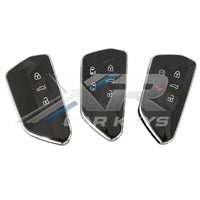 Coque de Clé Volkswagen Golf 8 ID.3 ID.4 Sharan Multivan Télécommande 3 ou 5 Touches