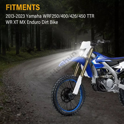 Phare LED Yamaha TTR WRF Enduro Dirt Bike