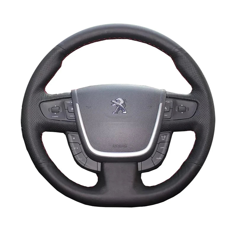 Couvre Volant Peugeot 508 et 508 SW 2011-2018 Cuir à Coudre