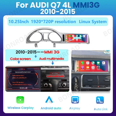 Autoradio Audi Q7 4L 2005-2015 CarPlay Android Auto