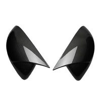 Coques de Rétroviseur Dacia Duster 2018-2024 Style Bec Noir Brillant ou Aspect Carbone