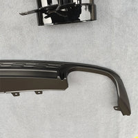 Diffuseur Arrière Audi A6 S6 C8 2019-2021 avec 4 Embouts Argent ou Noirs