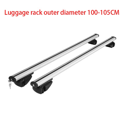 Barres de Toit Universelles Rails Longitudinaux 110 à 135 cm