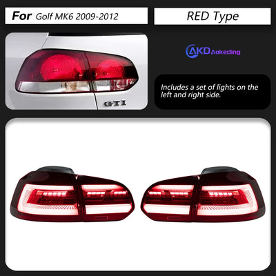 Feux Arrière LED Volkswagen Golf 6 2009-2012
