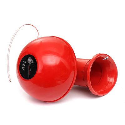 Klaxon Corne de Taureau 12V 200 dB Rouge Voiture