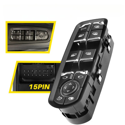 Bouton Lève-Vitre Avant Gauche Porsche Cayenne Macan Panamera 2011-2018