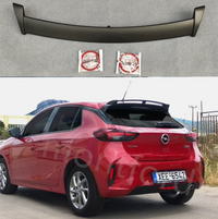 Becquet Opel Corsa F 2019+ de Toit Arrière, Brut à Peindre, Noir Mat ou Noir Brillant