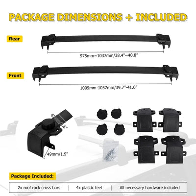 Barres de Toit Jeep Compass 2011-2022