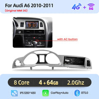 Autoradio Junsun Caméra 360 Audi A6 C6 4F 2005-2011 — détail de finition