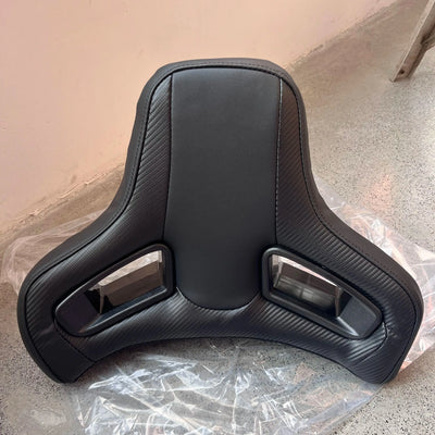 Appui-Tête Sport Baquet Universel Cuir PVC 2 Pièces