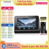 70mai A810S 4K Wi-Fi 6 GPS ADAS Dashcam