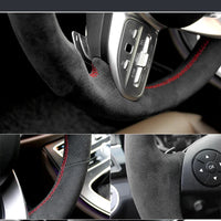 Couvre Volant Alcantara Mercedes W176 W204 C117 AMG — détail de finition
