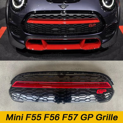 Calandre Mini Cooper F56 F55 F57 Style GP Noir Brillant