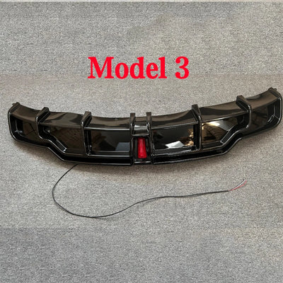Diffuseur Arriere Tesla Model 3 Model Y Carbone