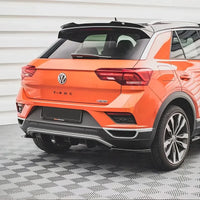 Diffuseur Arrière 3 Pièces Style Maxton Volkswagen T-Roc Mk1 2017-2022 TSI TDI Noir Brillant