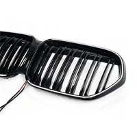 Calandre Avant à Double Barre Éclairée LED BMW X1 F48 LCI 2020-2022 Noir