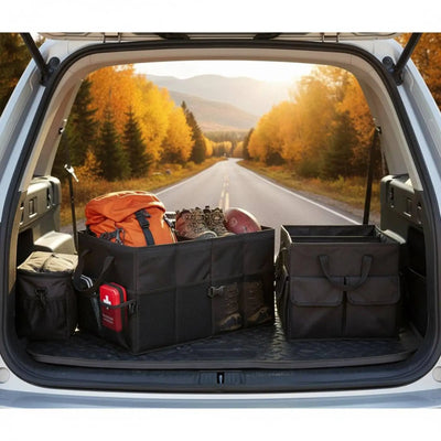Boîte de Rangement de Coffre Pliable 60 L