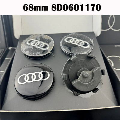 Cache-Moyeux Flottants Audi A3 A4 A6 (Kit 4 Pièces)