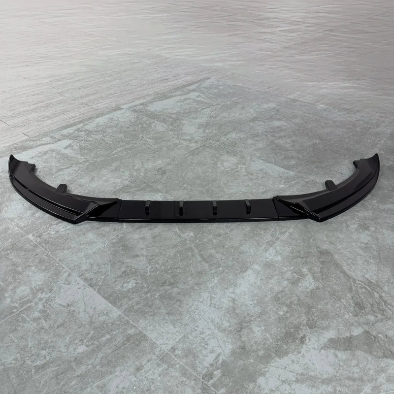 Lame de Pare-Chocs Avant Mini Cooper S JCW F55 F56 F57 2014-2021 Avant Restylage en ABS Noir Brillant