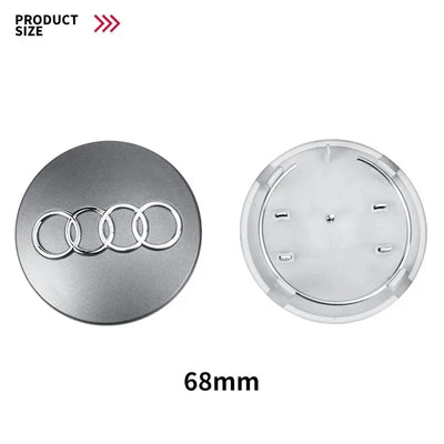 Cache-Moyeux Audi A3 A4 A6 60mm 61mm 68mm 69mm