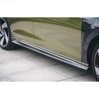 Bas de Caisse Carbone VW Golf 8 MK8, Jupes Latérales en Fibre de Carbone Sèche 2 Pièces