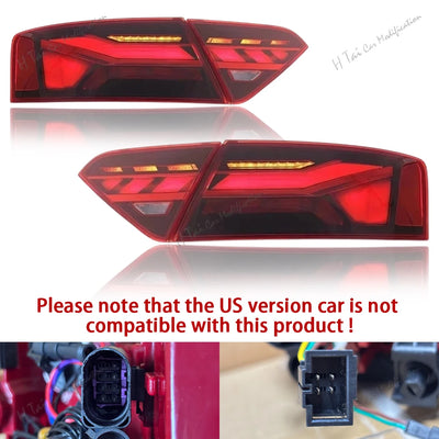 Feux Arrière LED Audi A5 2008-2016 Ensemble Complet