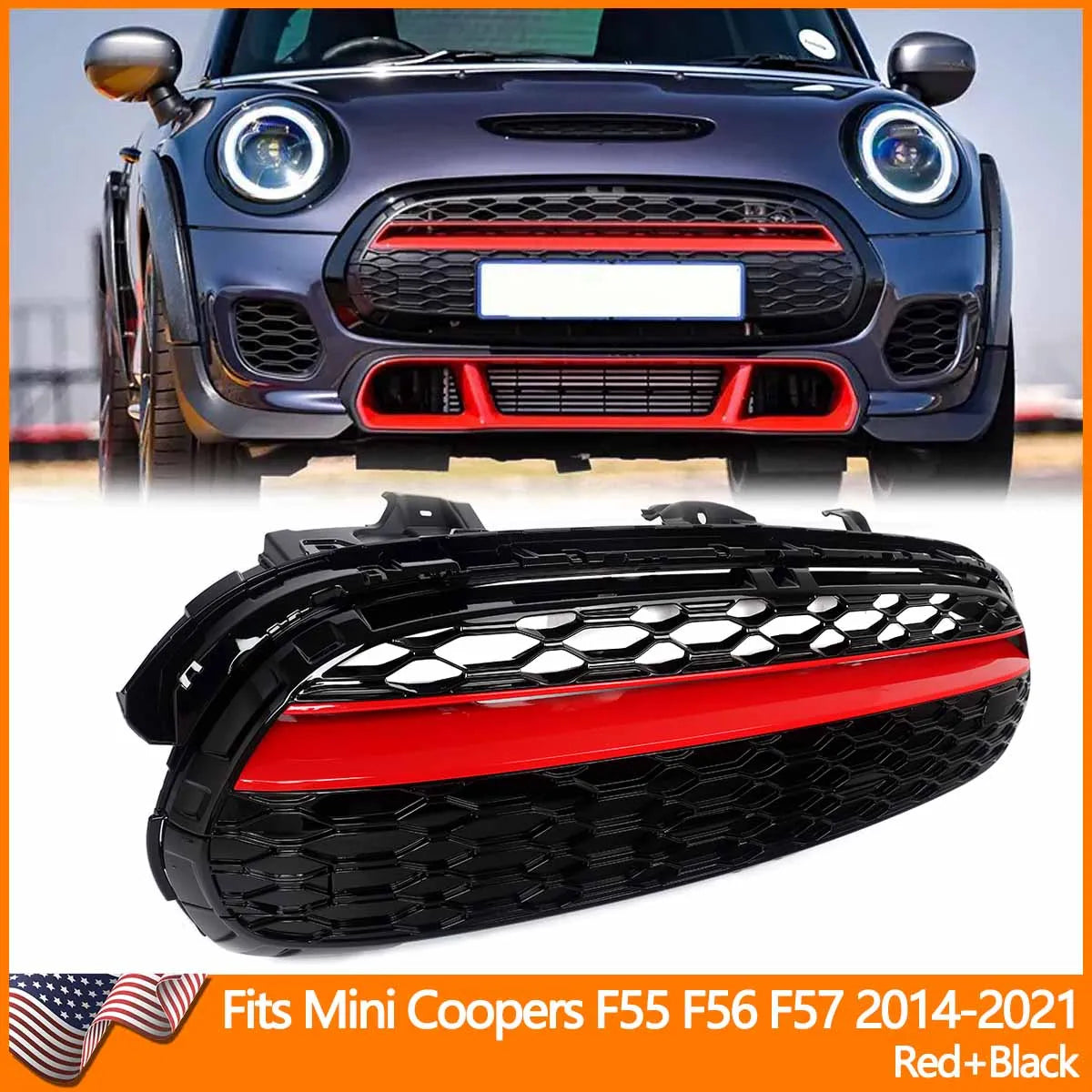 Calandre Nid d'Abeille BMW Mini Cooper F55 F56 F57