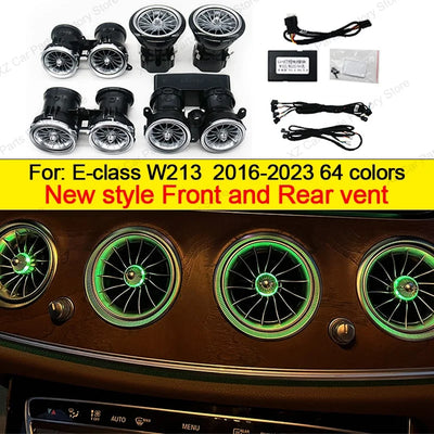 Aérateurs Turbine LED Ambiance Mercedes Classe E W213