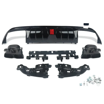 Diffuseur Arrière Aspect Carbone Mercedes Classe C W205 2015-2021