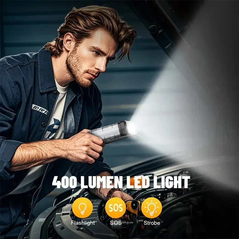 Booster de Batterie Voiture 6000A 12V Moteurs Essence