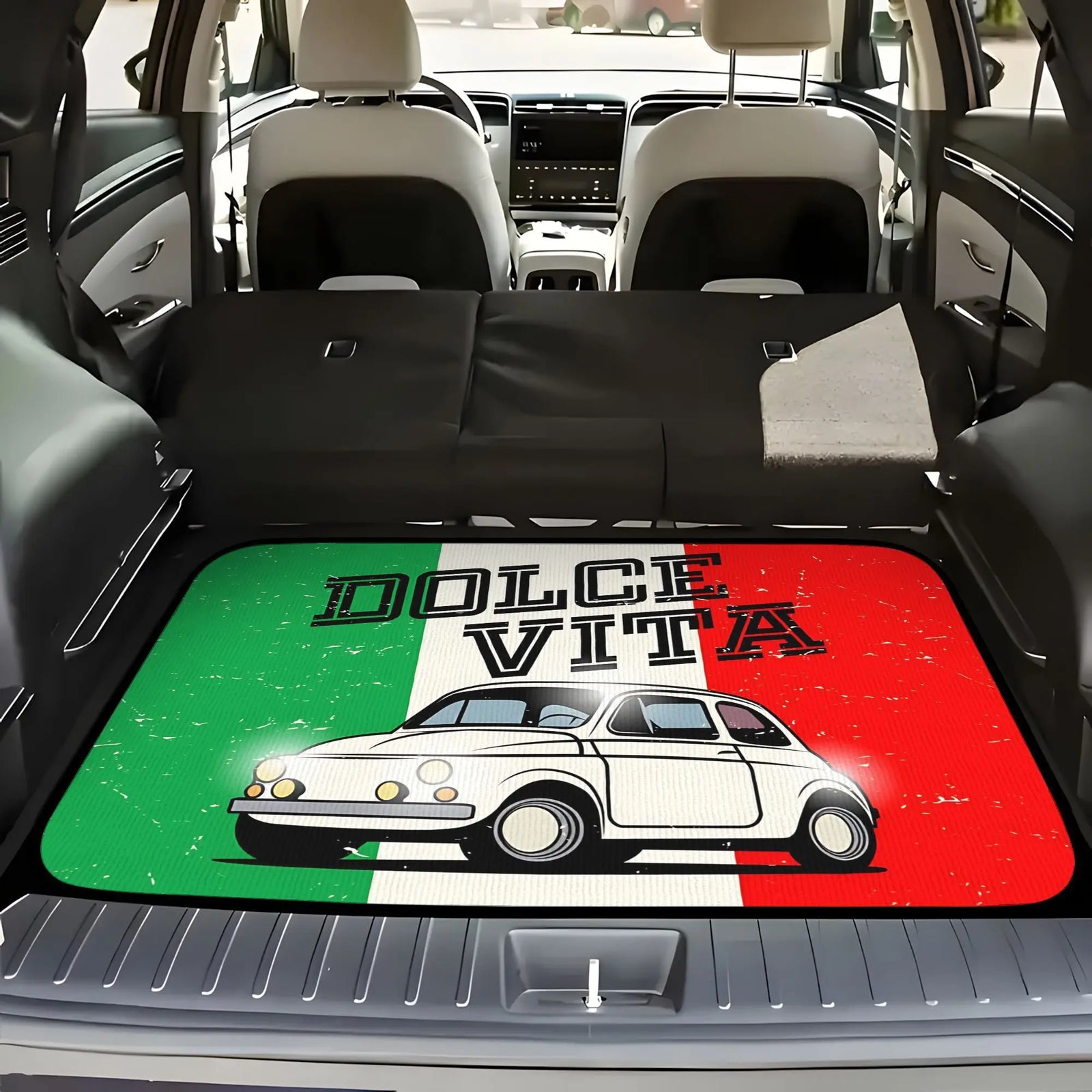 Tapis de Coffre Fiat 500 Vintage Antidérapant