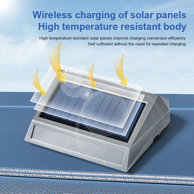 Purificateur d'Air Voiture Solaire Capteur de Vibration