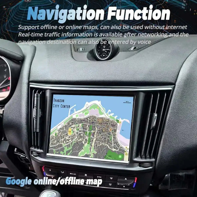 Autoradio Android 14 Maserati Levante 2017-2024 Écran 10,26 pouces CarPlay GPS Bluetooth