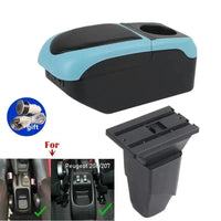 Mittelarmlehne Peugeot 206 und 206 CC mit USB-Ladegerät — Montagebeispiel