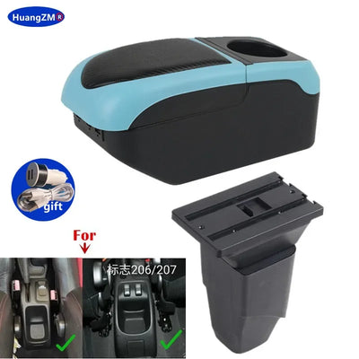 Accoudoir Central Peugeot 206 et 206 CC avec Chargeur USB