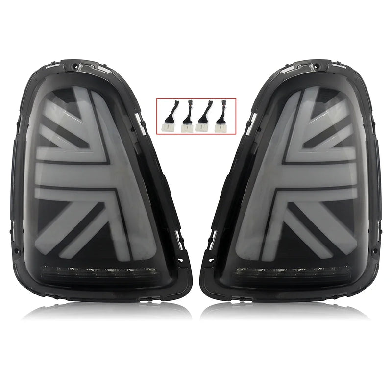 Feux Arrière LED Noirs MINI Cooper R56 R57 R58 2007-2014 — vue arrière