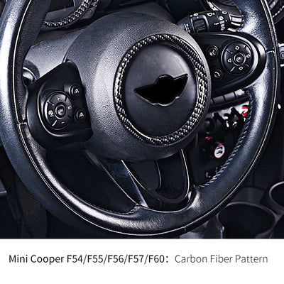 Cache Logo Mini Cooper F56 F60 Anneau Décoratif Intérieur