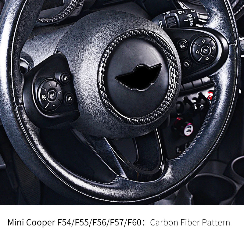 Cache Logo Mini Cooper F56 F60 Anneau Décoratif Intérieur
