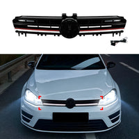 Calandre LED Volkswagen Golf 7 2013-2016 Noir Brillant Liseré Rouge
