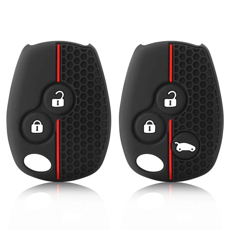 Étui de Protection Clé Renault Dacia Silicone Clio 3 Modus Twingo Kangoo 2 ou 3 Touches