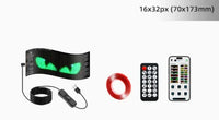 Panneau LED Yeux du Diable Flexible Voiture Télécommande